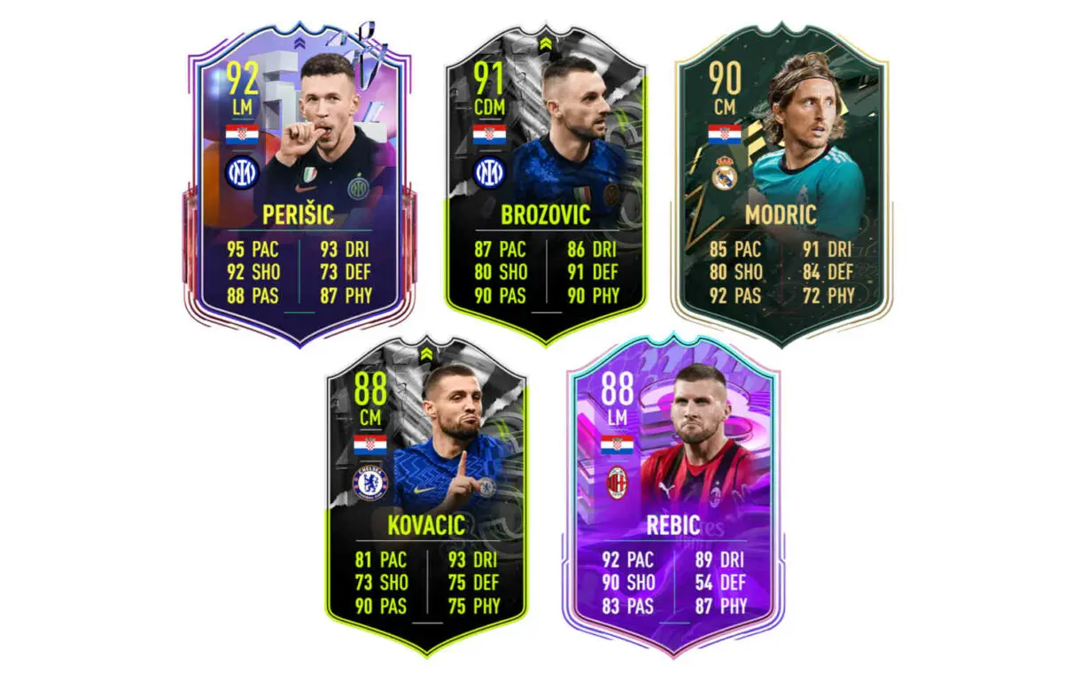 Links naranjas Croacia Gvardiol TOTS FIFA 22 Ultimate Team