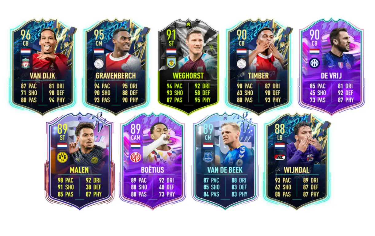 Links naranjas Países Bajos Danjuma TOTS FIFA 22 Ultimate Team