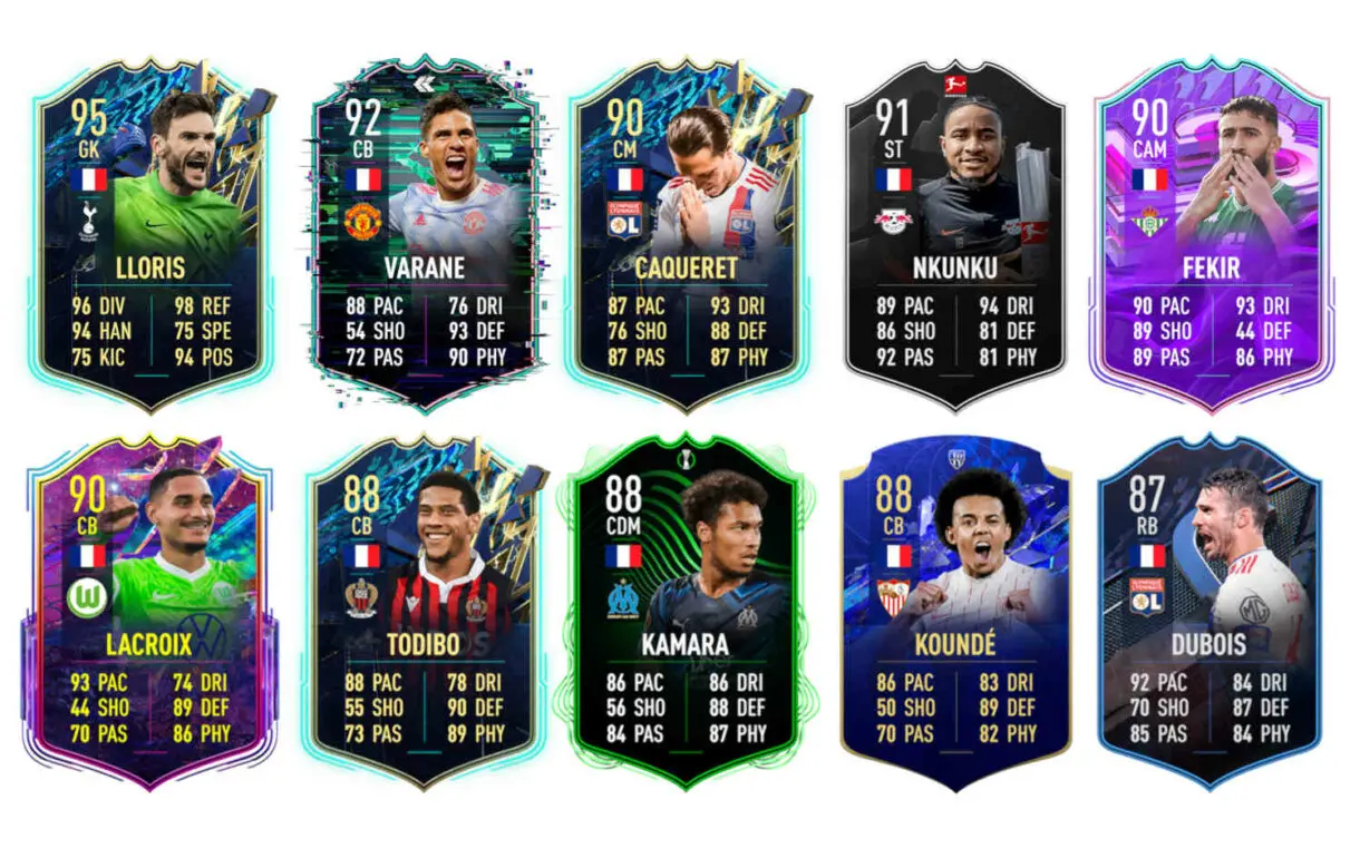 Links naranjas Francia Boscagli TOTS FIFA 22 Ultimate Team