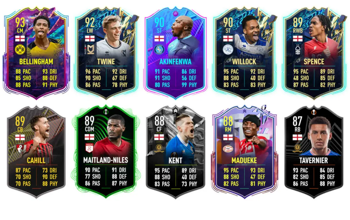 Links naranjas Inglaterra Foden TOTS FIFA 22 Ultimate Team
