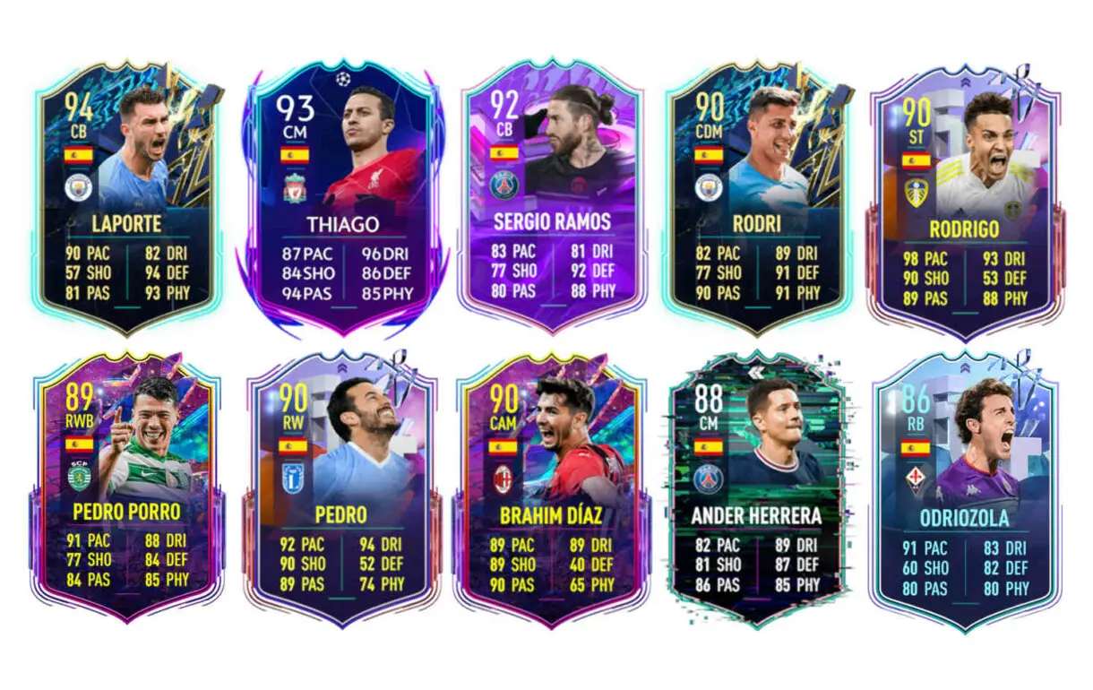 Links naranjas España Isco Flashback FIFA 22 Ultimate Team