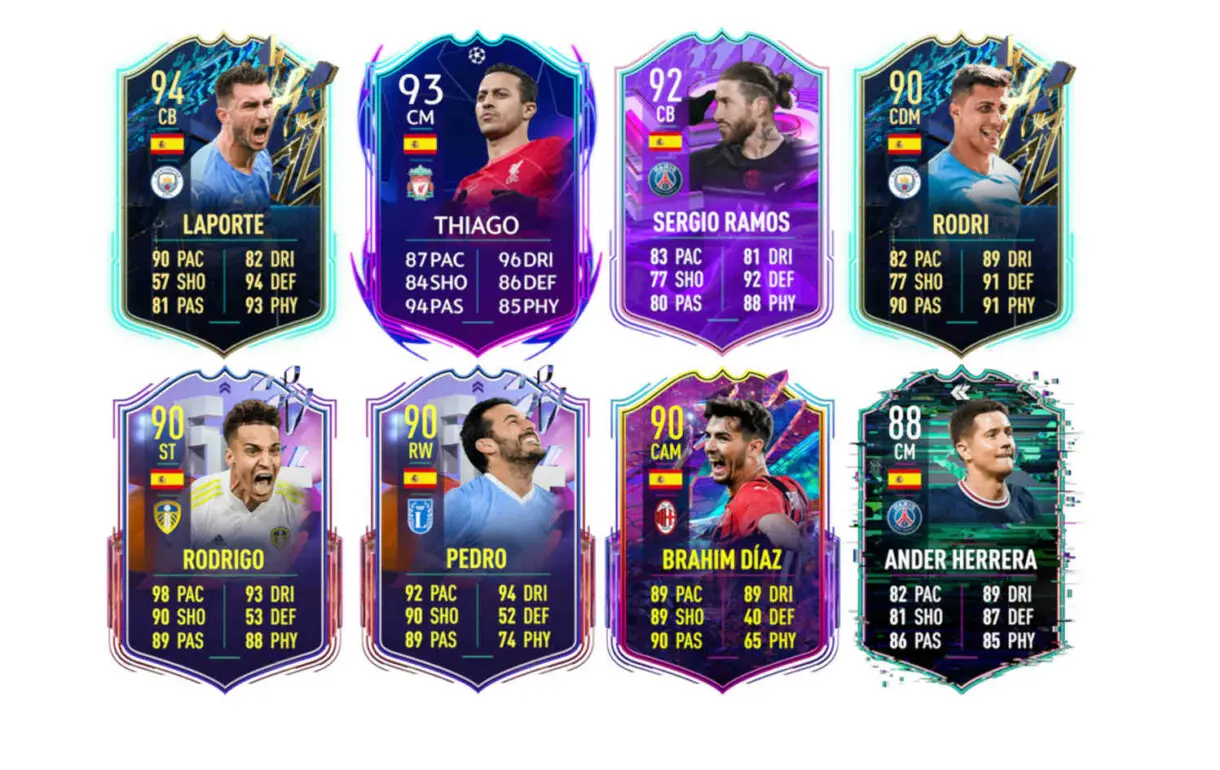Links naranjas España Jesús Navas TOTS FIFA 22 Ultimate Team