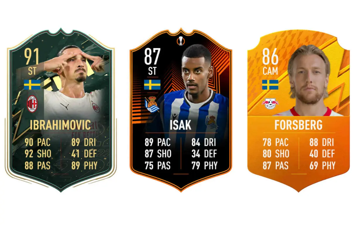 Links naranjas Kulusevski TOTS Moments FIFA 22 Ultimate Team