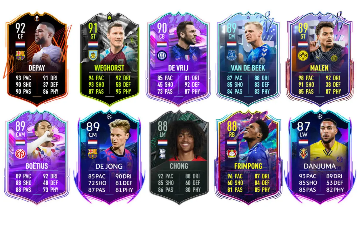 Links naranjas Países Bajos Klaassen POTM FIFA 22 Ultimate Team