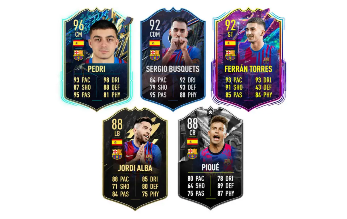 Links perfectos Ansu Fati TOTS Moments FIFA 22 Ultimate Team