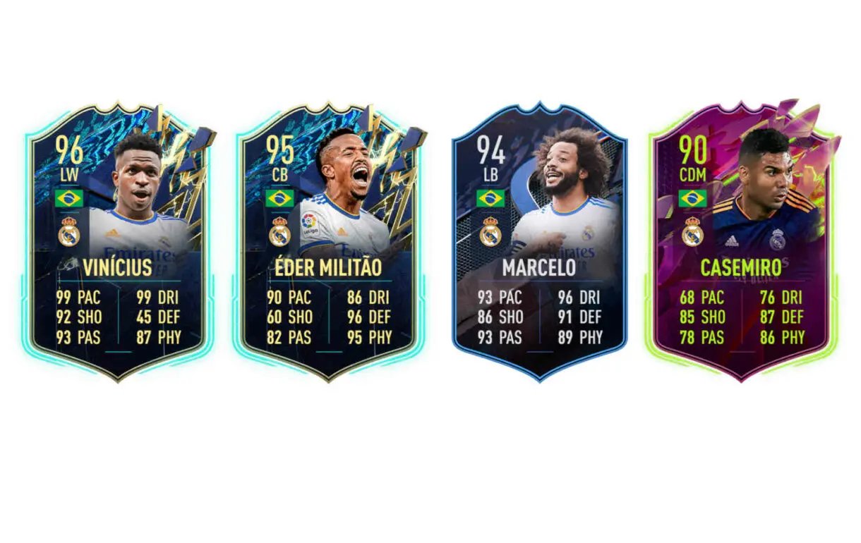 Links perfectos Rodrygo Showdown FIFA 22 Ultimate Team