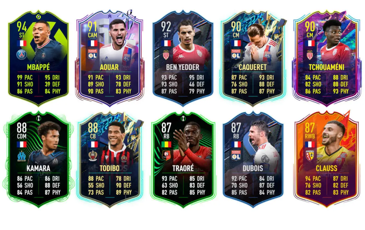 Links verdes Bourigeaud POTM Ligue 1 FIFA 22 Ultimate Team