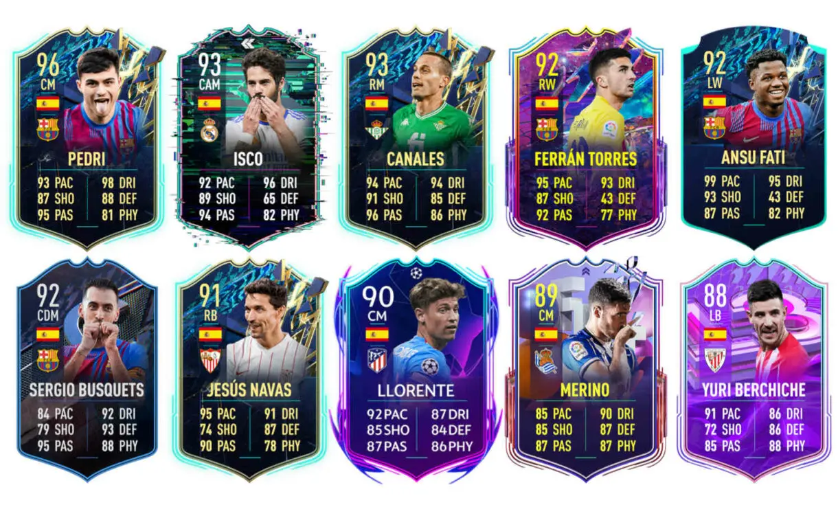 Links verdes Iago Aspas TOTS FIFA 22 Ultimate Team