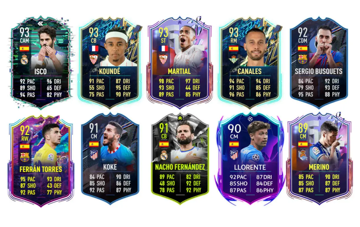Links verdes Jesús Navas TOTS FIFA 22 Ultimate Team
