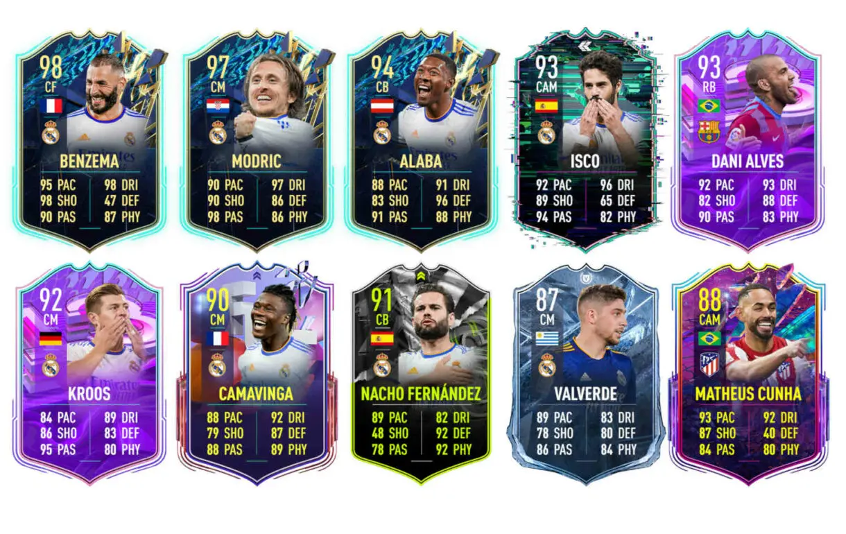 Links verdes Rodrygo Showdown FIFA 22 Ultimate Team