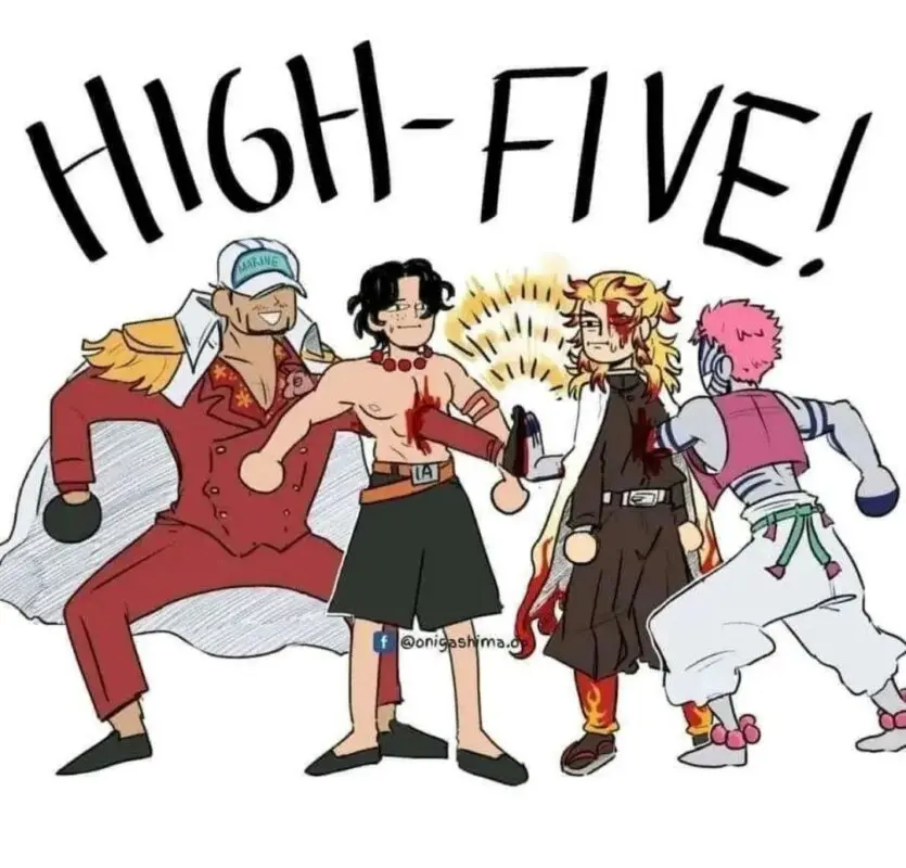 meme kimetsu one piece