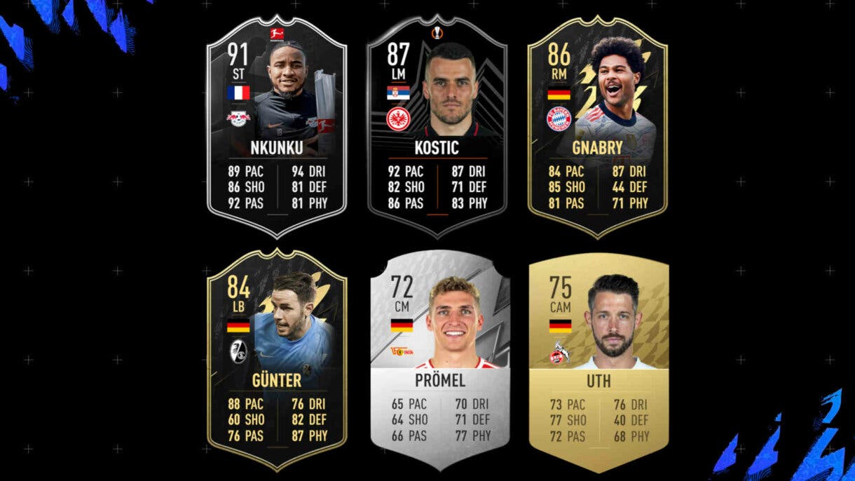 Mejores cartas In Form de los candidatos al POTM de la Bundesliga en abril FIFA 22 Ultimate Team