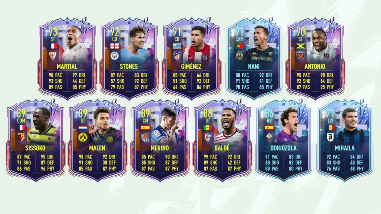 Cartas Fantasy FUT que perdieron todas sus posibilidades de mejorar FIFA 22 Ultimate Team