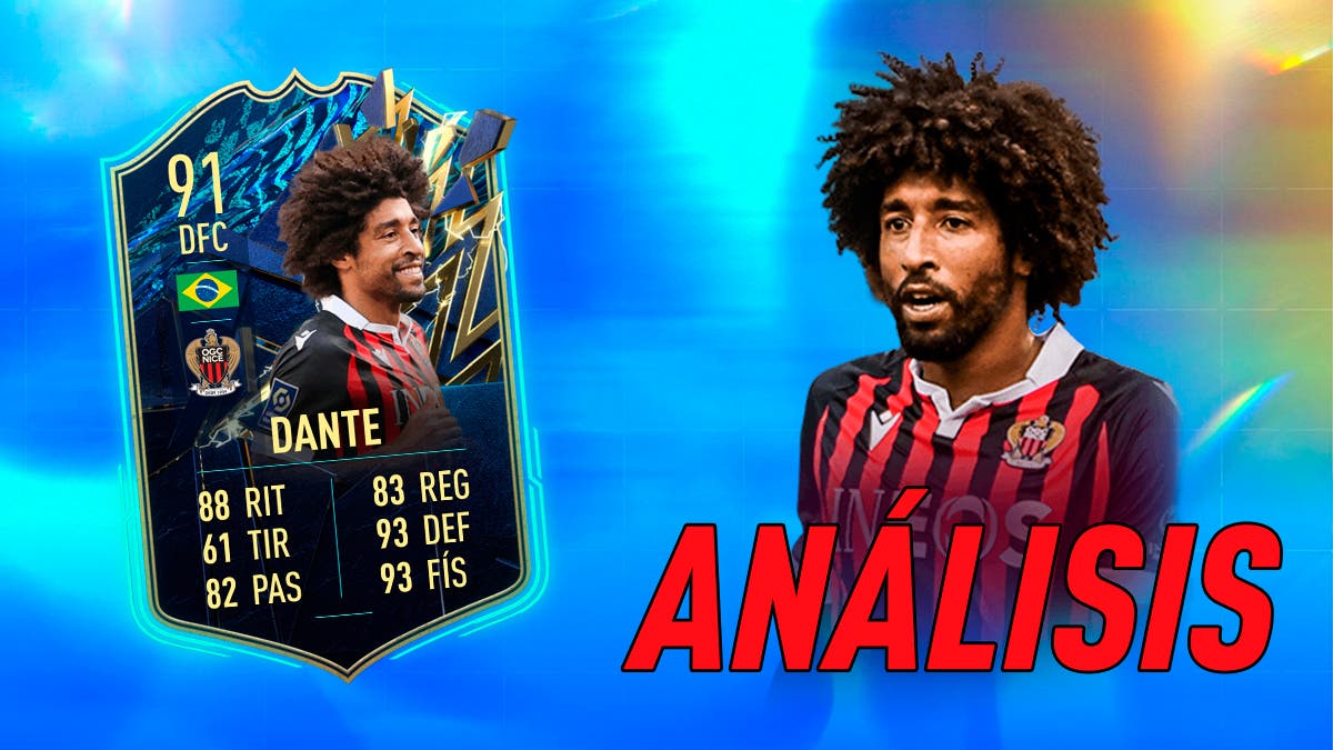 FIFA 22 Ultimate Team Análisis Dante TOTS