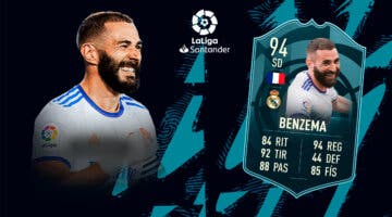 Imagen de FIFA 22: ¿Merece la pena Karim Benzema POTM de la Liga Santander? + Solución del SBC