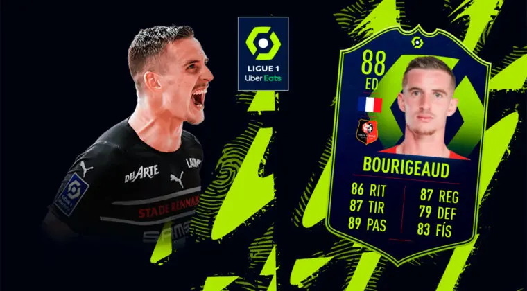 Imagen de FIFA 22: ¿Merece la pena Benjamin Bourigeaud POTM de la Ligue 1? + Solución del SBC