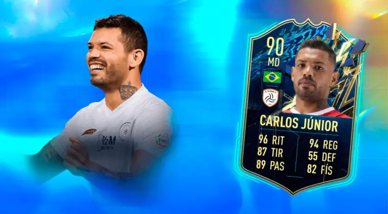 Imagen de FIFA 22: ¿Merece la pena Carlos Júnior TOTS? + Solución del SBC