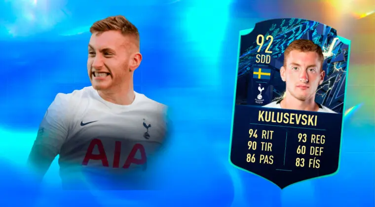 Imagen de FIFA 22: ¿Merece la pena Dejan Kulusevski TOTS Moments? + Solución del SBC