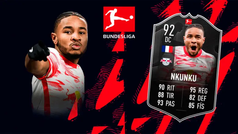 FIFA 22 Ultimate Team SBC Nkunku POTM Bundesliga abril