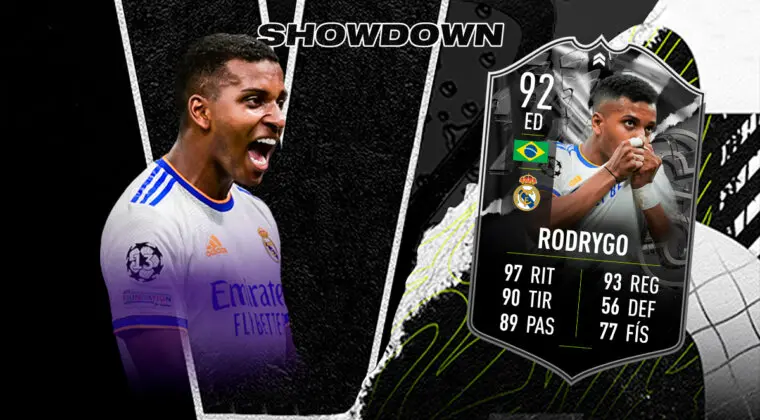 Imagen de FIFA 22: ¿Merece la pena Rodrygo Showdown? + Solución del SBC