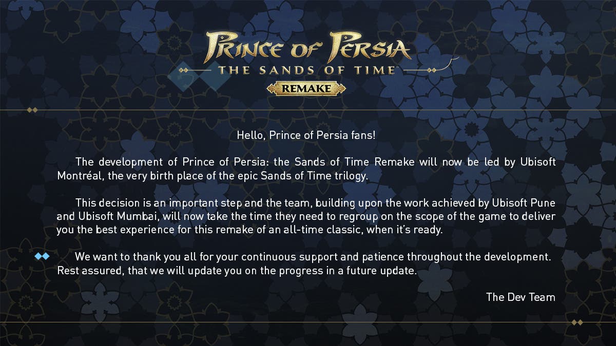 prince of persia: las arenas del tiempo remake
