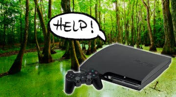 Imagen de Encuentran una PS3 abandonada en un pantano y un fanático decide rescatarla aunque no funcione