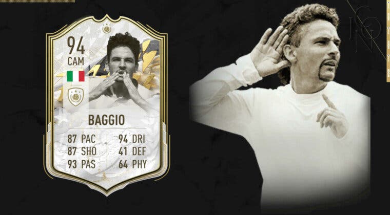 Imagen de FIFA 22: review de Baggio Icono Moments. ¿Es una recompensa TOTS Swaps interesante?