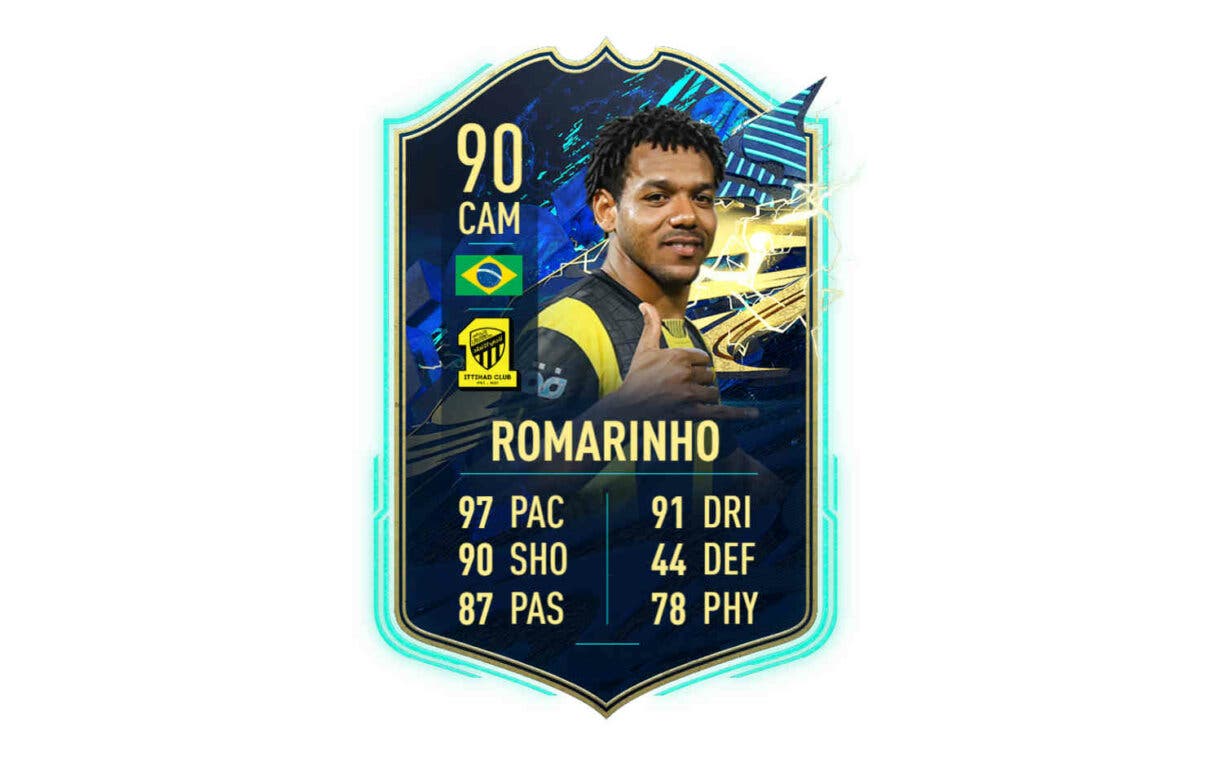 Carta Romarinho TOTS FIFA 21 Ultimate Team