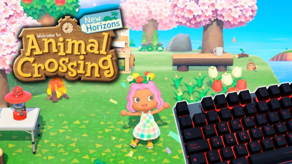 El teclado basado en Animal Crossing: New Horizons