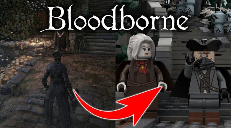 Imagen de El Sueño del Cazador de Bloodborne se ve espectacular en esta fiel recreación hecha con piezas de LEGO