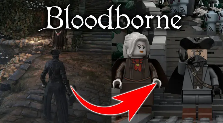 Imagen de El Sueño del Cazador de Bloodborne se ve espectacular en esta fiel recreación hecha con piezas de LEGO