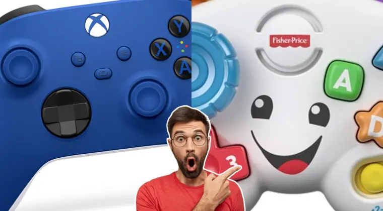Imagen de Convierten un mando de juguete de Fisher Price en un mando para Xbox que funciona perfectamente