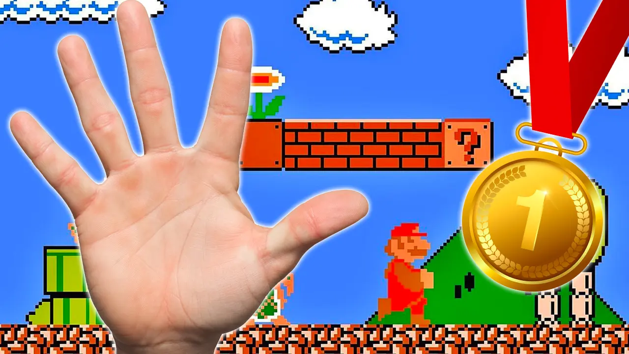 super mario bros una mano