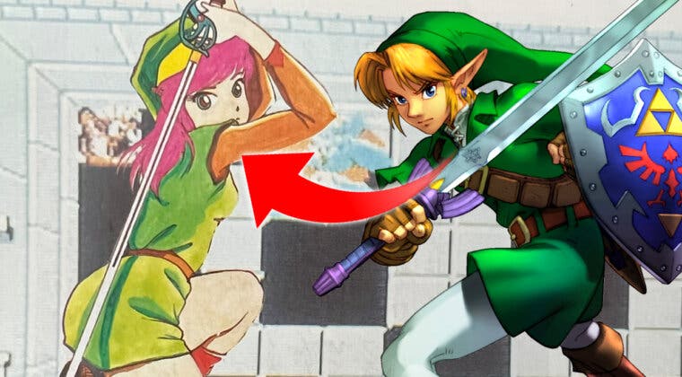 Imagen de ¿Una Link mujer? Aparece un arte oficial del primer The Legend of Zelda que nadie recordaba