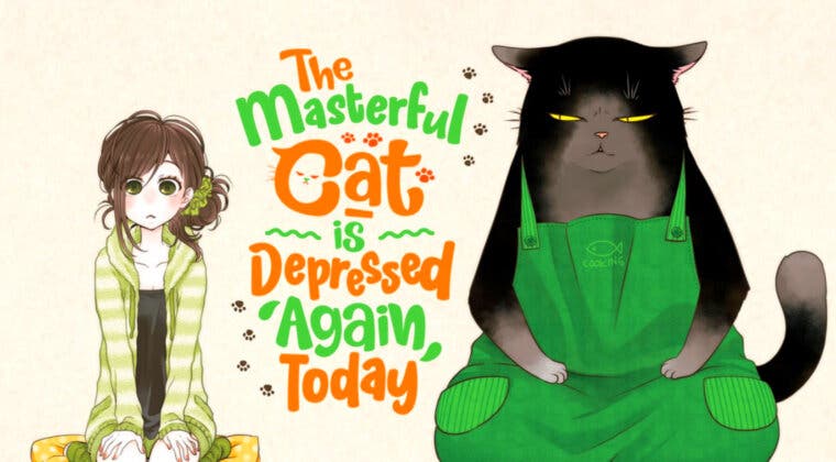 Imagen de El particular humor de The Masterful Cat Is Depressed Again Today se pasará al formato anime