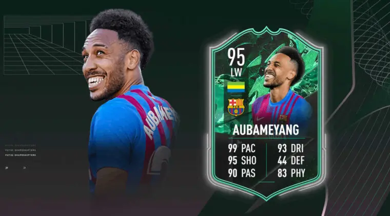 Imagen de FIFA 22: ¿Gran atacante a buen precio? Review de Aubameyang Shapeshifters