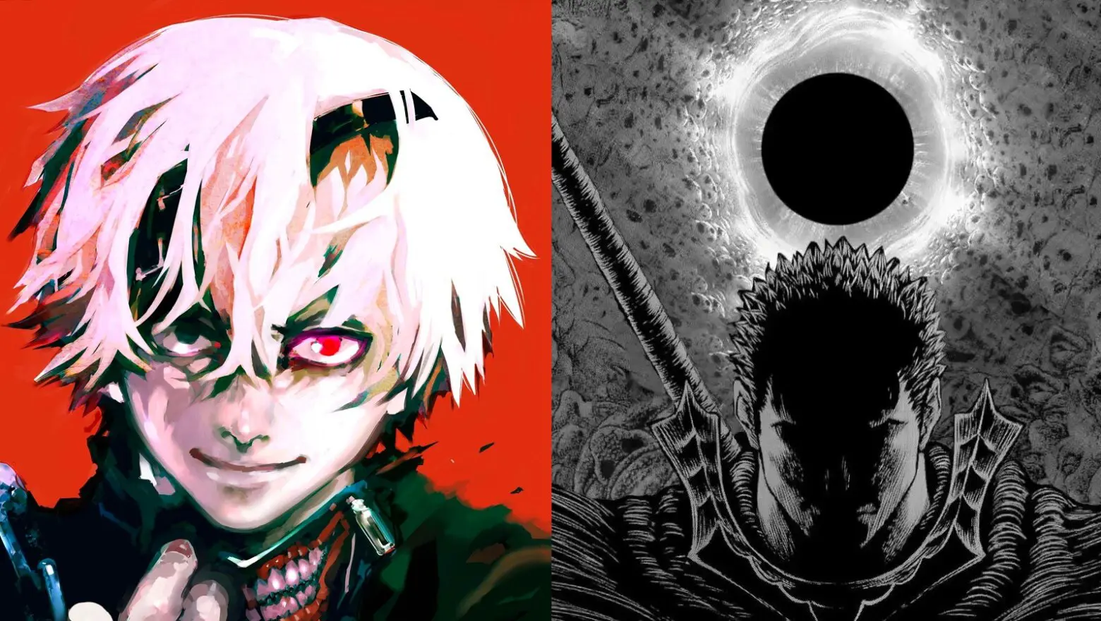 ilustracion de berserk realizada por el autor de tokyo ghoul