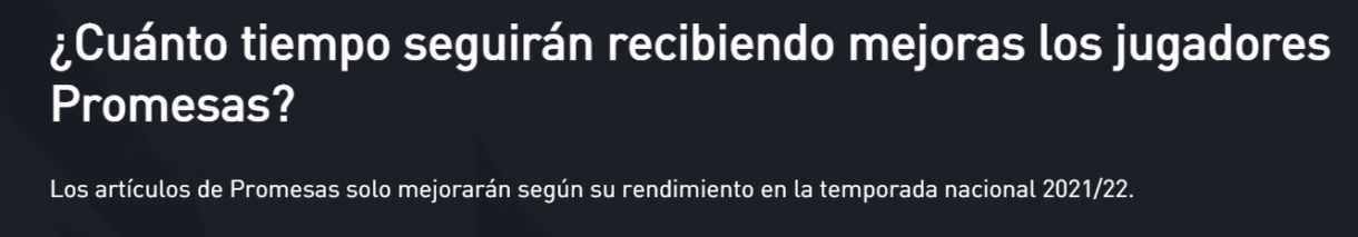 Explicación EA Sports sobre cuándo pueden mejorar los OTW en FIFA 22 Ultimate Team