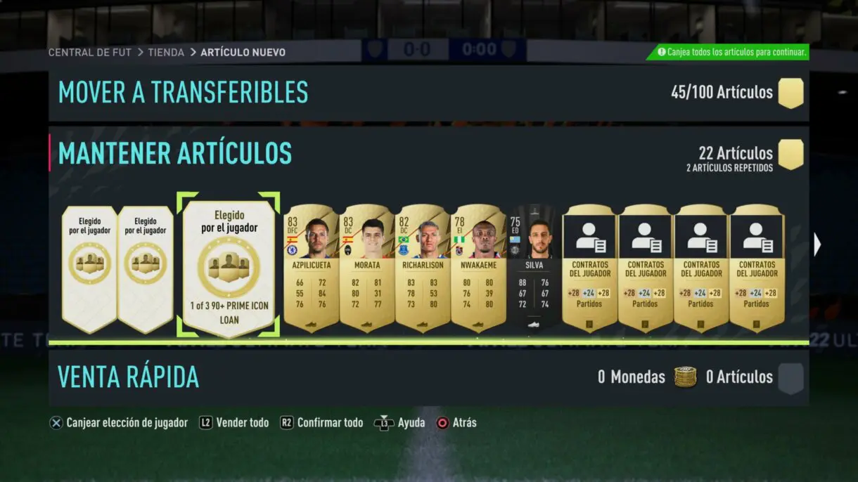 Contenido sobre Prime Gaming junio FIFA 22 Ultimate Team