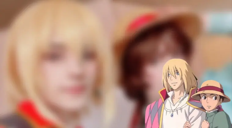 Imagen de Howl y Sophie (Studio Ghibli) bajan del Castillo Ambulante en este gran cosplay