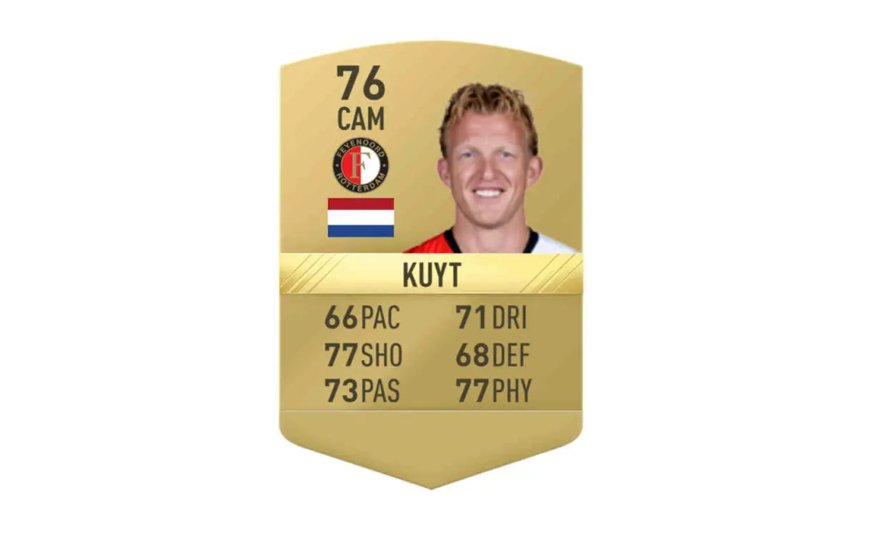 Carta Kuyt oro FIFA 17 Ultimate Team
