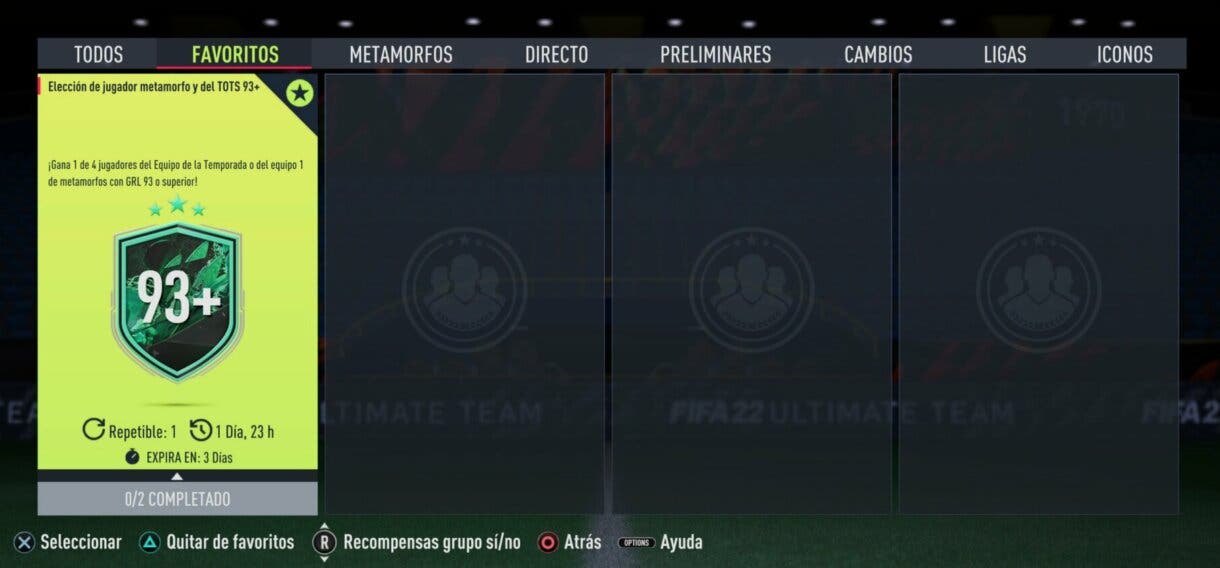 FIFA 22 Ultimate Team Shapeshifter & TOTS Player Pick SBC 93+
