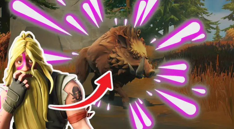 Imagen de Fortnite: cómo montar sobre jabalíes y lobos para utilizarlos como vehículos en la Temporada 3