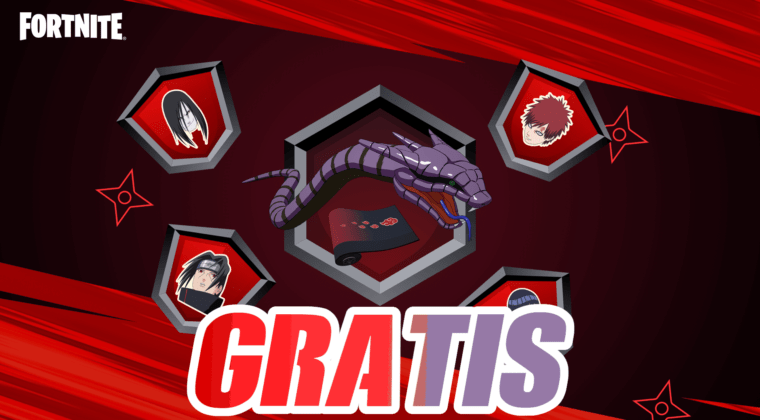 Imagen de Fortnite: cómo conseguir gratis el envoltorio Akatsuki y el ala delta Manda del nuevo crossover de Naruto