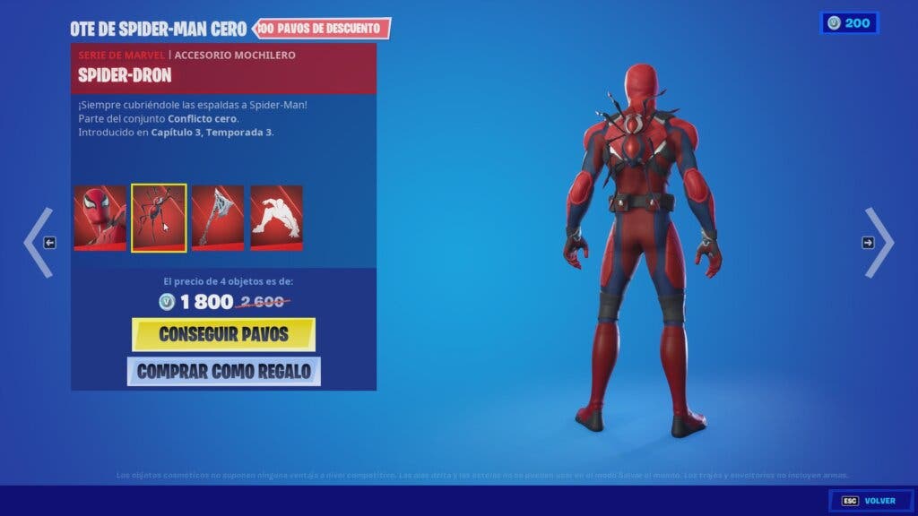 ¡spider Man Cero Llega A Fortnite Así Es Como Puedes Conseguir Su Nueva Skin