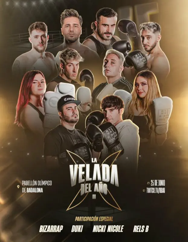 boxeadores de la velada, que estarán en el pesaje