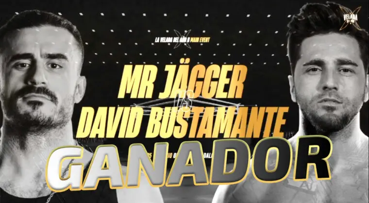 Imagen de La Velada Del Año 2: Ganador del combate estelar entre Jagger y David Bustamante que termina por abandono