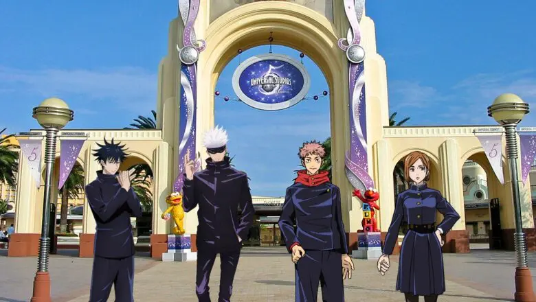 jujutsu kaisen en un parque de atracciones