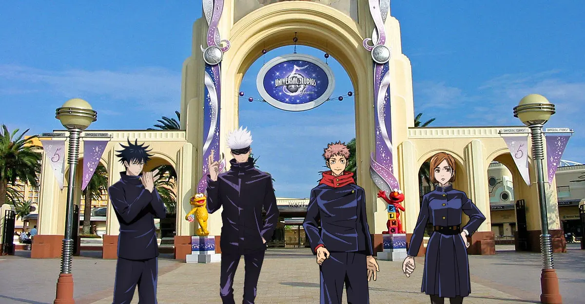 jujutsu kaisen en un parque de atracciones