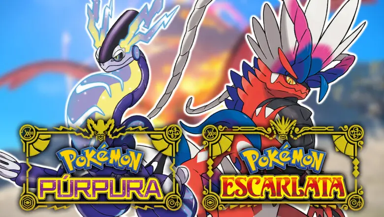legendarios pokémon escarlata púrpura